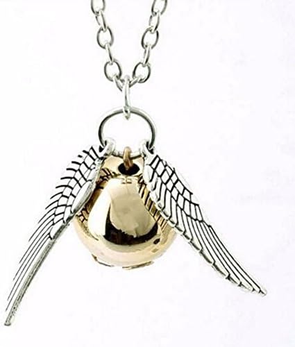 Harry Potter Snitch Pendant Necklace (Schnatz) Silver