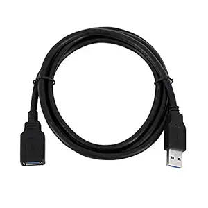 Anks Online USB Male A to Female A Extension Cable Use for Printer/PC/External Hard Drive LED/LCD TV USB Ports (Length 1.5M)