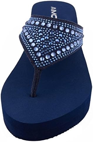 AIMONE Womens Beatrice Middle High Rubber Flip Flop Thongs