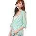 Bearsland Women's Breastfeeding Nursing Top Green UK Size 14-16