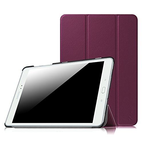 Fintie Samsung Galaxy Tab A 9.7 Hülle Case - Ultra Schlank Superleicht Ständer Smart Shell Cover Schutzhülle Etui Tasche mit Auto Schlaf / Wach Funktion für Samsung Galaxy Tab A 9.7 T550N / T555N 24,6 cm (9,7 Zoll) Tablet-PC, Lila