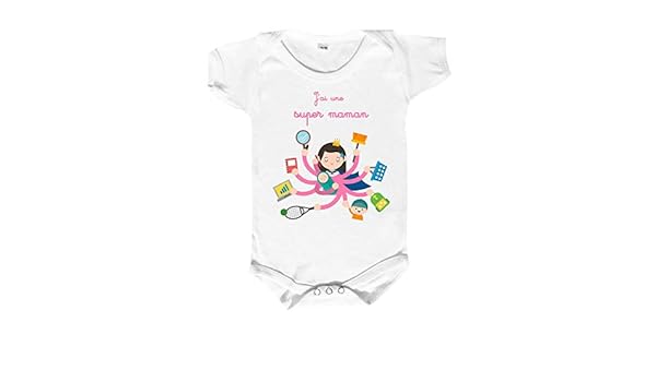 Body Bebe Message A Maman Body Rigolo Bodies Enfant Humour Une Super Maman Cadeau De Naissance Body Personnalise Cadeau Produits Handmade Vetements Chaussures Et Accessoires Lawawarenesssociety In