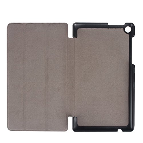 SZHTSWU® für Lenovo Tab2 A7-20F Hülle, Ultra Dünn PU Leder Shell Tablette Case Schutzhülle Flip Leder Tasche mit Ständer Etui für Lenovo Tab 2 A7-20 (7 Zoll) Tablet-PC (Lila) - 7