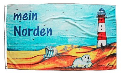 Flagge Mein Norden - 90 x 150 cm