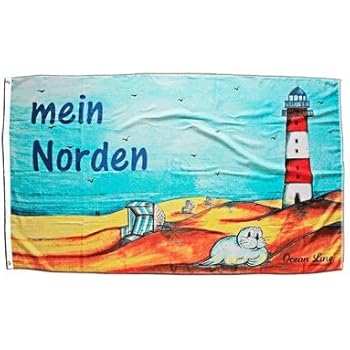 U24 Fahne 'Mein Norden' – 90 X 150 Cm, Polyester, Wetterfest