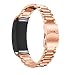 Produktbild myqyiyi Edelstahl-Armband für Samsung Gear Smartwatch FIT2 Pro roségold