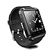 Produktbild Smart Wrist Watch Phone Mate Bluetooth 4.0 For Android RD Armband Wasserdicht Fitness Tracker mit Pulsmesser Zoll Farbbildschirm Aktivitätstracker Fitness Uhr Smartwatch Pulsuhren Schrittzähler Uhr Smart Watch für Damen Herren (Schwarz)