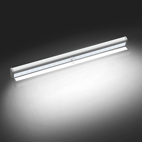 Aglaia Schrankleuchte mit Bewegungssensor, Automatische Schranklicht 20 LEDs mit einem Magnetstreifen, USB Aufladbar mit eingebautem 1200mAh Akku, ideal für Schränke, Schublade, Schlafzimmer, Flur, Keller, Garage - 4