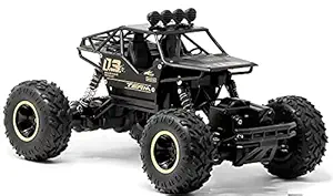 fashion black 4 Wheel Drive Metal Alloy Rock Climbing Remote Control Car Monster Racing Truck 1:16 Scale RC Car for 5 Years Old Kids Boys