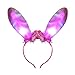 Produktbild VECDY Frau Mädchen Hasenohren Club Party Haarband Concert Light Up Bright Flash Glowing Hairband Flexible Stirnband