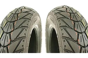 STREETPARTS24 2x Allwetter Ganzjahres Reifen K415 3.50-10 56L M&S TL (Schlauchlos) passend für Roller/Scooter 10 Zoll 3.50x10, 3.50/10, 3.50 10, 3 1/2-10, 3 1/2x10, 3 1/2/10 wie 90/90-10