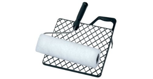Heimwerker Streichset inklusive Farbroller 25cm, Farbroller Bügel und Abstreifgitter
