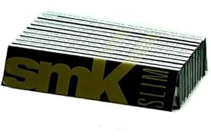 PLUZEN Lot de 10 carnets de papier à rouler Smoking Slim King Size Smk. Carnets de 32 feuilles