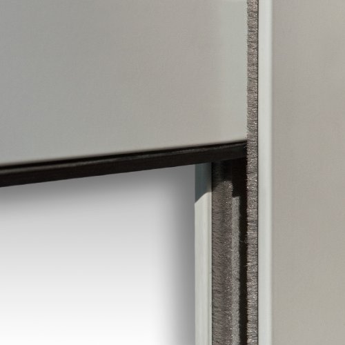 Vorbaurollladen Typ Loop, 39mm Aluminium-Lamelle 145x140cm mit Gurtwickler, Bedienseite: Links, (weiß (ähnlich RAL 9010)) als Maßanfertigung - 4