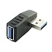 Produktbild Gfullov USB Konverter Stall Signal Rechtwinklig Tragbar Hohe Getriebe Verbinder 90 Grad 3.0 Stecker Buchse (Links Winkel)