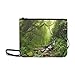 Produktbild SHAOKAO Amazon Primeval Jungle Pattern Benutzerdefinierte hochwertige Nylon-dünne Clutch-Tasche Umhängetasche mit Umhängetasche