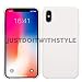 Produktbild JDIWS Case kompatibel mit Apple Hülle, Weiches Silikon, Schutzhülle, Dünn, Stylisch, Cover, weich, Rutschfest, Robust, Sicher, Schutz, Handyhülle, Weiß (iPhone XS, White)