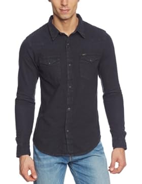 Lee Herren Slim Fit Freizeit Hemd Western Shirt