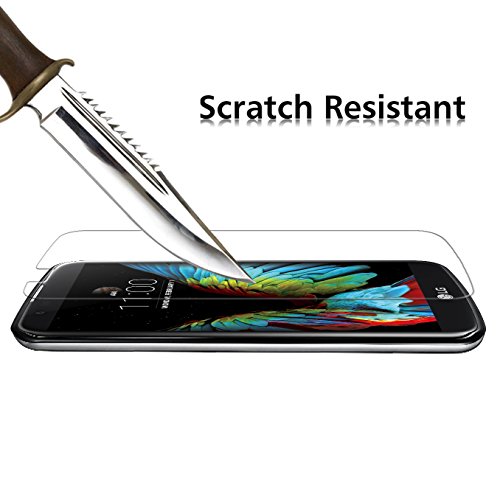  2 Pack  LG K10 Protector de Pantalla  iVoler  0 3mm Dureza 9H  Protector de Pantalla de Vidrio Templado Cristal Protector para LG K10 -Dureza de Grado 9H  Espesor 0 30 mm  2 5D Round Edge- Ultra-trasparente   Anti-golpe   Ajuste Perfecto   No hay Burbujas - Garant  a Incondicional de 18 Meses