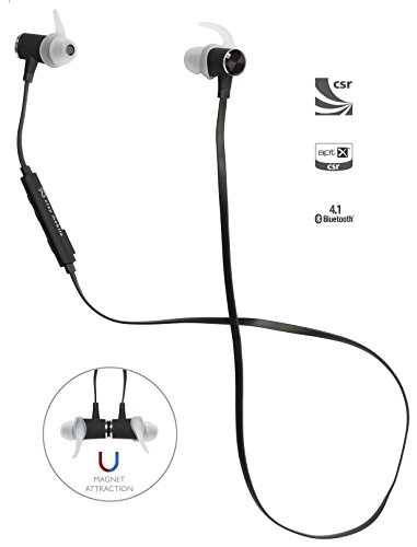 staymobile Bluetooth Premium en Auriculares in-Ear con micrófono Conexión para Smartphone, magnética Auricular para iPhone 6 6S 6 Plus 6S 7 Plus 5S 5 5 C 4S 4, Samsung Galaxy S6 S6