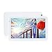 Produktbild TCYP Tablet PC 10.6 Zoll Android 5.0,Noten-Auflage,Viererkabelkern, Quad Core,Wifi,3G,16GB Gedächtnis, 1GB RAM,1.3 GHZ,HD Schirm 1366 * 768,2MP / 5MP hintere Kamera,8000mAH Batterie 10 Stunden,stützt OTG zum HOST,Tablette PC HD androides Lutscher Weiß