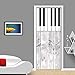 Produktbild DNFurniture 3D Tür Aufkleber Klaviernoten 95X215CM Dekoration zuhause Kunst wandaufkleber PVC Geschenk wandbild DIY Urlaub Illustration selbstklebend visuell