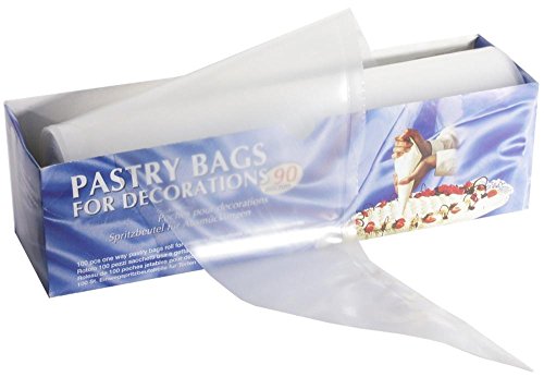 Contacto Bander 1704/550 Einweg-Spritzbeutel 50 x 29 cm, 100 Stück, aus Polyethylen, Materialstärke 90 µm