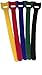 Produktbild 25x Klettband Kabelbinder Klett 20cm farbig bunt sortiert 200x12mm (jeweils 5 Stück rot, gelb, blau, grün und schwarz) mit extra-starkem Klett