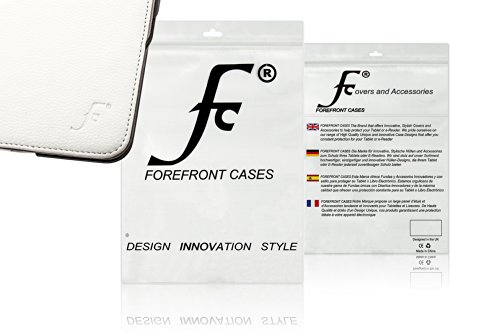ForeFront Cases® Neue Leder Drehbar Hülle / Tasche / Case / Cover für Samsung Galaxy Tab 4 10.1 T530 – Rundum-Geräteschutz und intelligente Auto-Sleep-Wake-Funktion mit 3-JAHRES-GARANTIE VON FOREFRONT CASES – inkl. Eingabestift und Displayschutz - 6