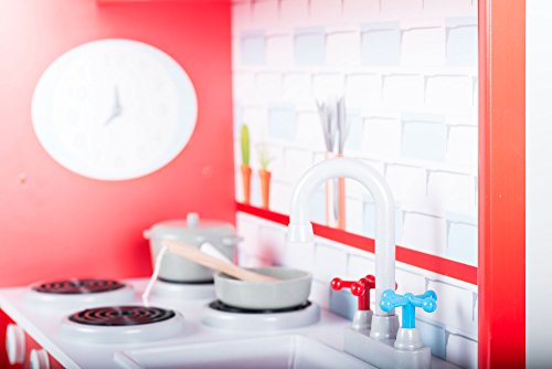 Plum Terrace Wooden Kitchen (Red Apple)