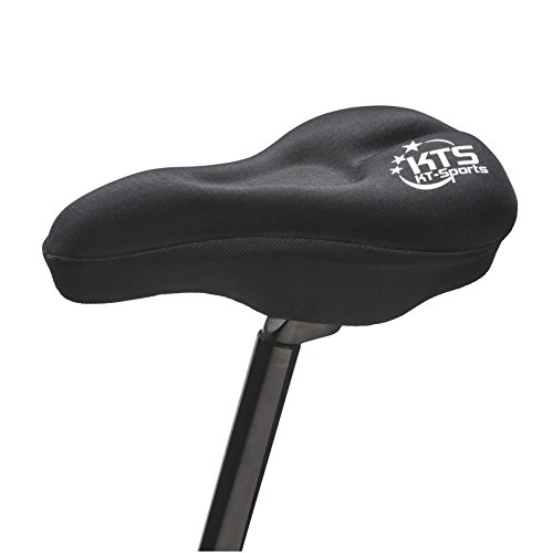 Gelüberzug für den Fahrradsitz – Sattelbezüge – KT-Sports Fahrradsattel Überzug – Der bequemste Fahrradsitz. Der beste Gelüberzug für den Fahrradsattel, weite und große passend für Mountainbike-Sitze und Rennradsättel. Gepolsterter Polstersattelüberzug für Männer, Frauen und Kinder - 4