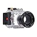 Produktbild Bascar 130FT/40M Unterwasser Kamera Tauchen wasserdicht Gehäuse, Aktion Camcorder Unterwasser Diving Hard Shell zum Surfen Schwimmen Foto Video Kamera Deep Snorkeling Gear für Sony RX100 III