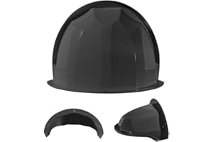 KINOEHOO Di Telecamera Di Sicurezza Protezione Solare Copertura Antipioggia Protezione Per Telecamera Cctv Esterna Copertura Parasole Tetto Protettivo(Nero)