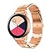 Produktbild Skryo Uhrenarmband Ersatzarmband Edelstahl für Samsung Galaxy Watch Active (Rose Gold)