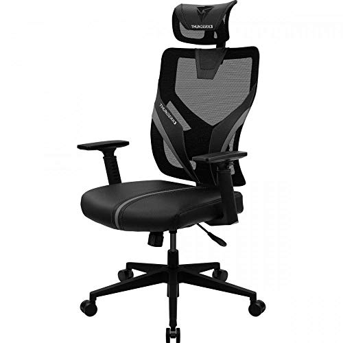 ThunderX3 Yama 1, silla gaming, tecnología AIR, ergonómica y transpirable, negro