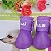 Produktbild Clockeikan Wasserdichte Pet Little Dog Teddy Regenstiefel Schuhe Rutschfeste Pfoten Booties