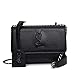 Produktbild 2019 Baby Kleine kette Gesteppte Umhängetasche Mini Cross Body Damen Handtasche Clutch Classic Abendtasche Wickeltaschen Henkeltaschen Rucksäcke Wickeltaschen mit Schnallen Schwarzes Leder, 22*6*15CM