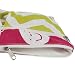 Logan + Lenora Wet/Dry Nappy Clutch Wet Bag Small (Pink Elephant)
