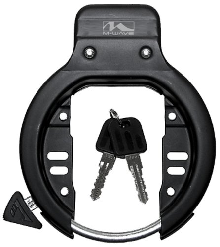 M-Wave Rahmenschloss Ring, schwarz