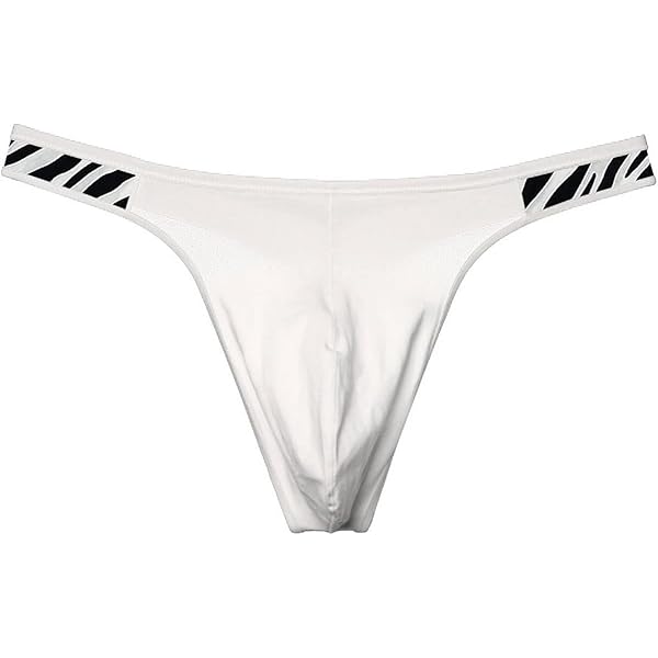 Summer Code Sexy slips voor heren met elastische ruches op de rug bikini ondergoed pack, 5 stuks Zwart, L