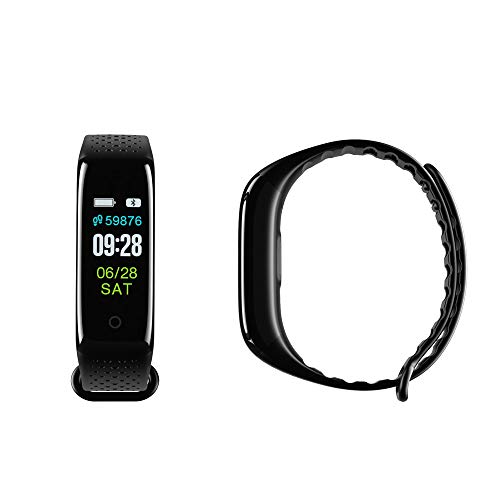 Preisvergleich Produktbild Skryo Z6 Smart Farbbildschirm Blutdruck Übung Herzfrequenz Pedometer Smart Watch (Schwarz)