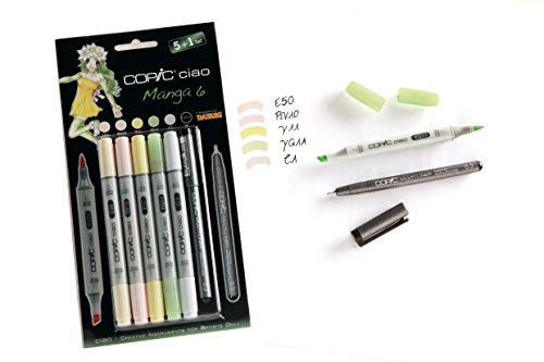 COPIC ciao Set 5+1 NEU 22075563 Manga 6 Mangaset COPICManga Markerset - 2