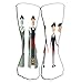 Produktbild jinhua1 Hohe Socken Outdoor Sports Men Women High Socks Stocking Erasmus Character Black Old fasionned red Pants Standing Talking Male Character sexteenth cetury Suit hat Tile Length 19.7"(50cm)