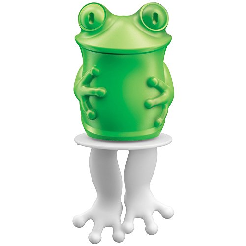 Zoku ZK123-011 Eisformen „Ice Pop“ Frosch, 45 ml, Kunststoff, grün - 2