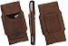 Produktbild MATADOR Echtleder Gürteltasche für Alcatel One Touch Pop S3/5050 Handytasche Slim Design Ledertasche Vertikaltasche in Antik Braun mit Gürtelschlaufe und EC./Kreditkartenfach
