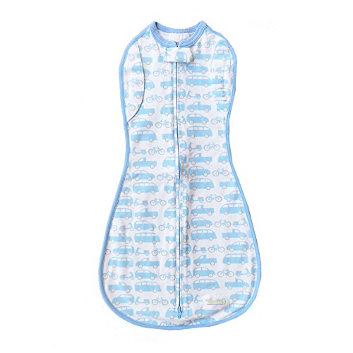 Woombie Convertible Baby Cocoon Swaddle (Beepbeep Cars)