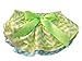 Pinkyee Little Baby Girl'S Satin Ruffle Bowknot Bloomers Green