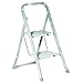 Produktbild ZEARO Klapptritt Trittleiter Mit 2 Trittfesten Stufen Haushaltsleiter 150 kg Standhöhe 46 cm Maße (eingeklappt) 42x88x3 cm