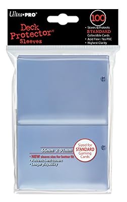 Ultra Pro - 330485 - Jeu De Cartes - Housse De Protection - Clear Solid - 100 Pièces