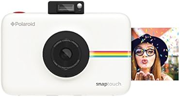 Polaroid Snap Touch Instant Print Digital Camera With LCD Display (White) with Zink Zero Ink Printing Technology